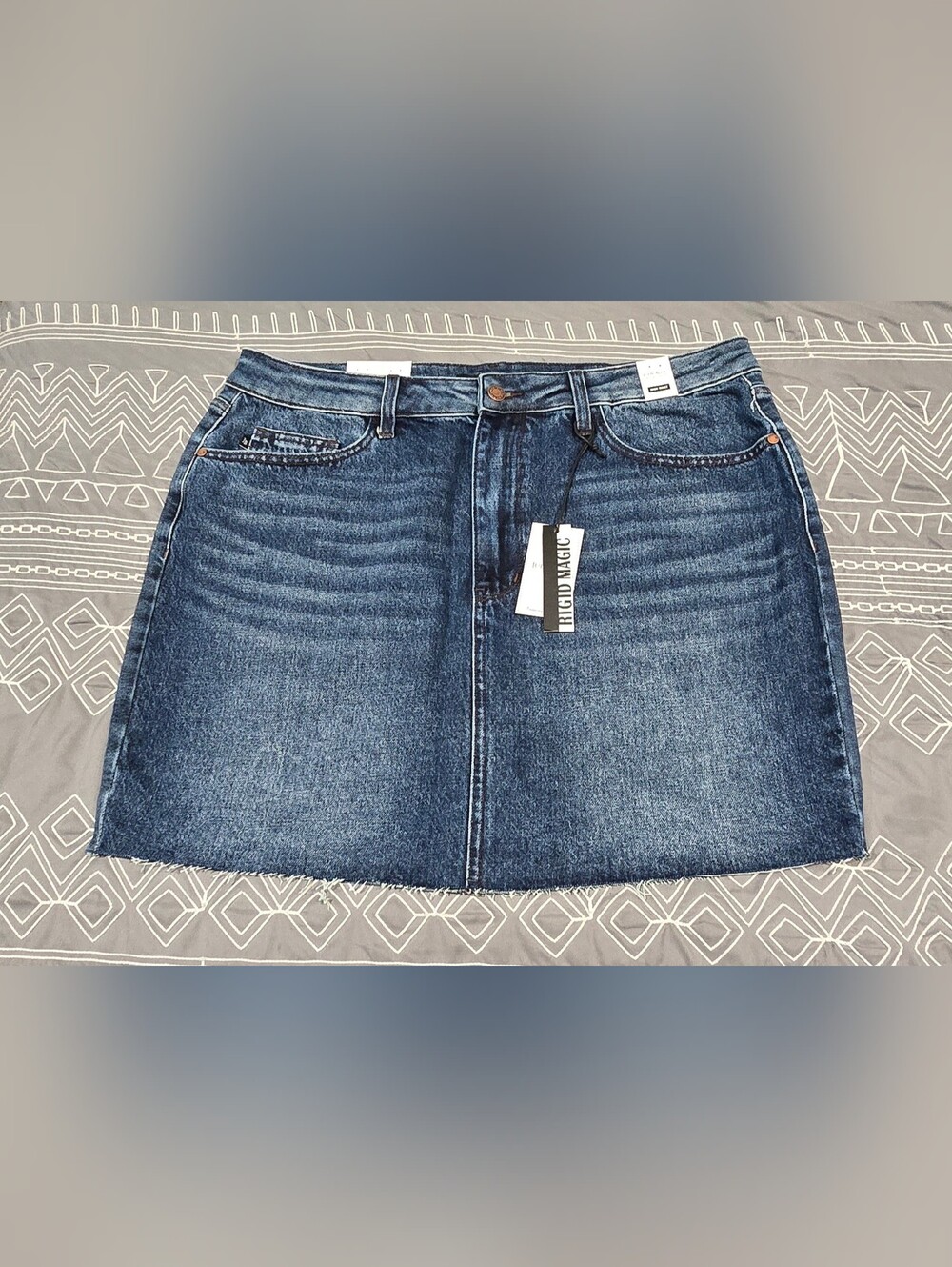 Judy Blue High Waisted Rigid Magic Denim Skirt Size 3XL